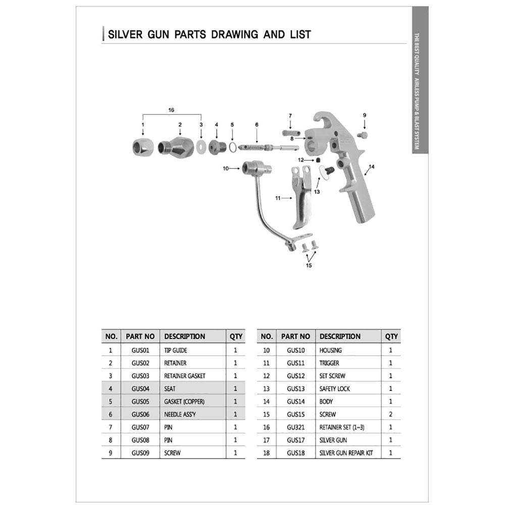 Airless YL-Silver Gun