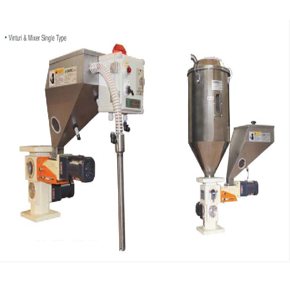 Magic color mixer feeder stainless rational structure design for simple change of colors and easy