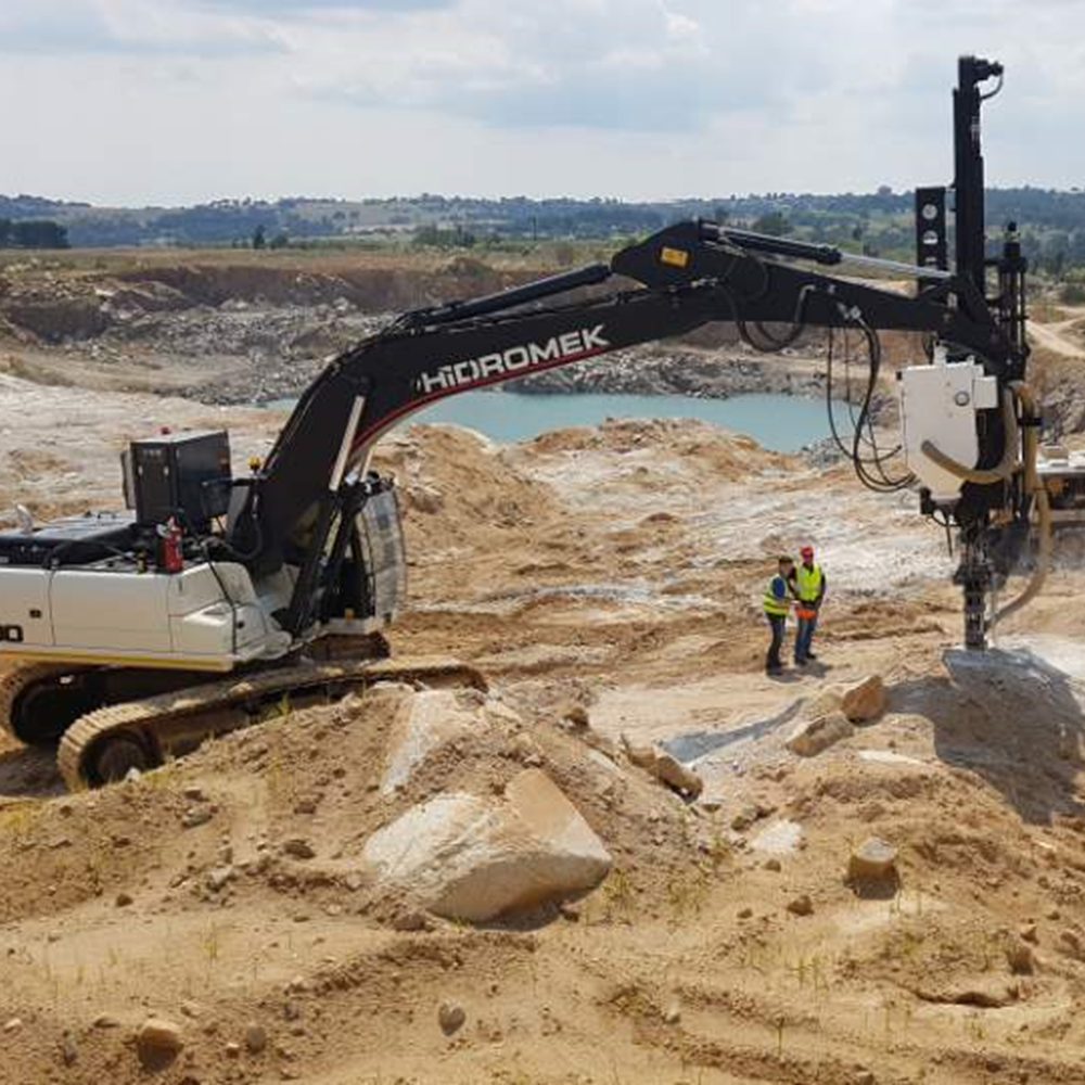 Attachment rock drill