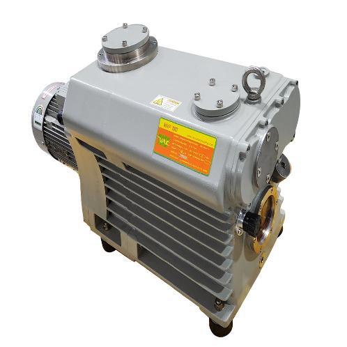 Double stage rotary vane vacuum pump