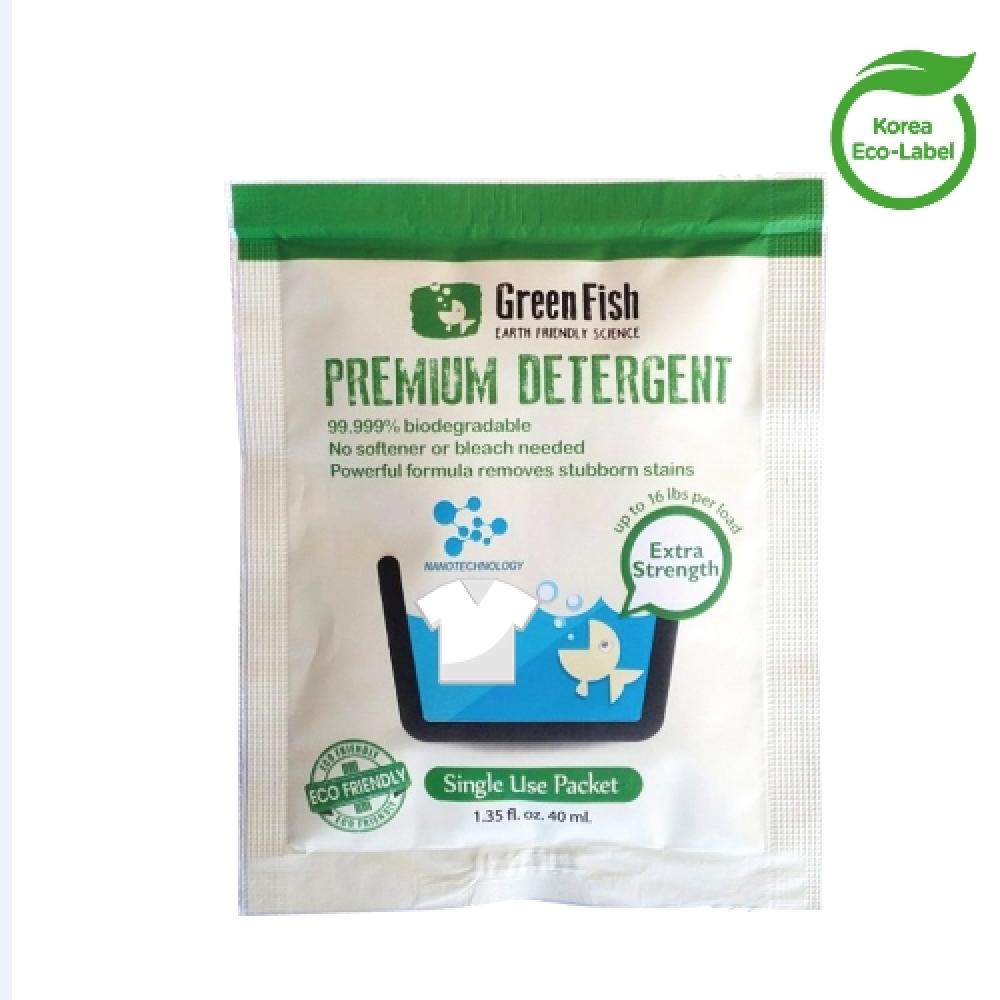 Green Fish Premium Single Use Packets detergent