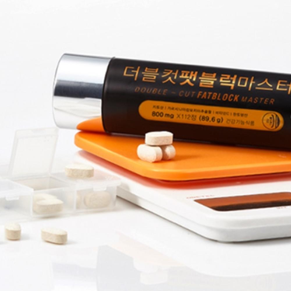 JAYEON GADEUK Double Cut Fat Block Master Dietary Supplements (0.02oz x 112 tablets)