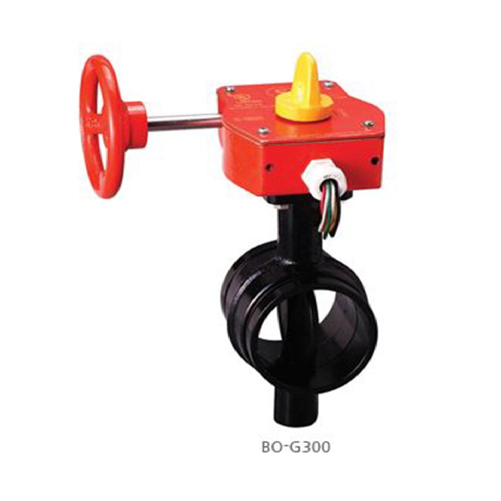 Indicating valve for fire protection systems BOG310, BO-G300 (Grooved Butterfly Valve) made in Korea