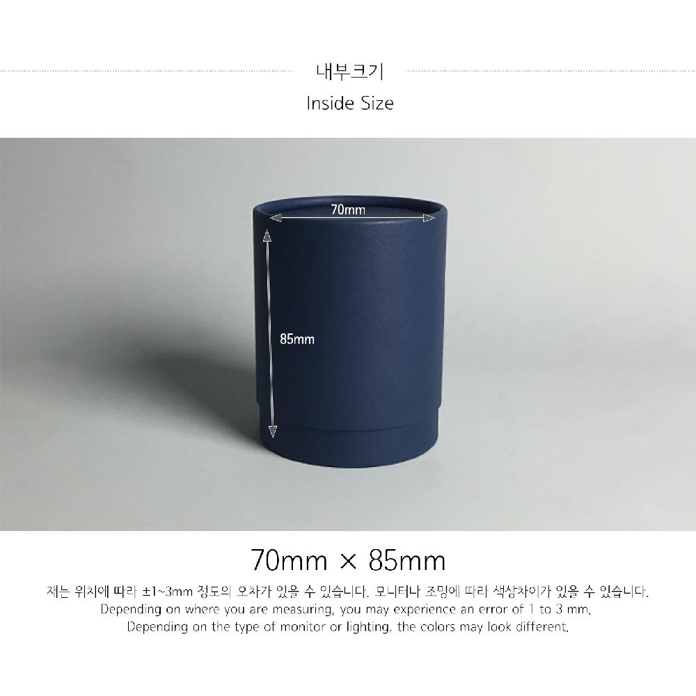 Paper tube box_79x100(Navy blue) Round Candle Soap Cosmetic Packaging Gift Carton Boxes