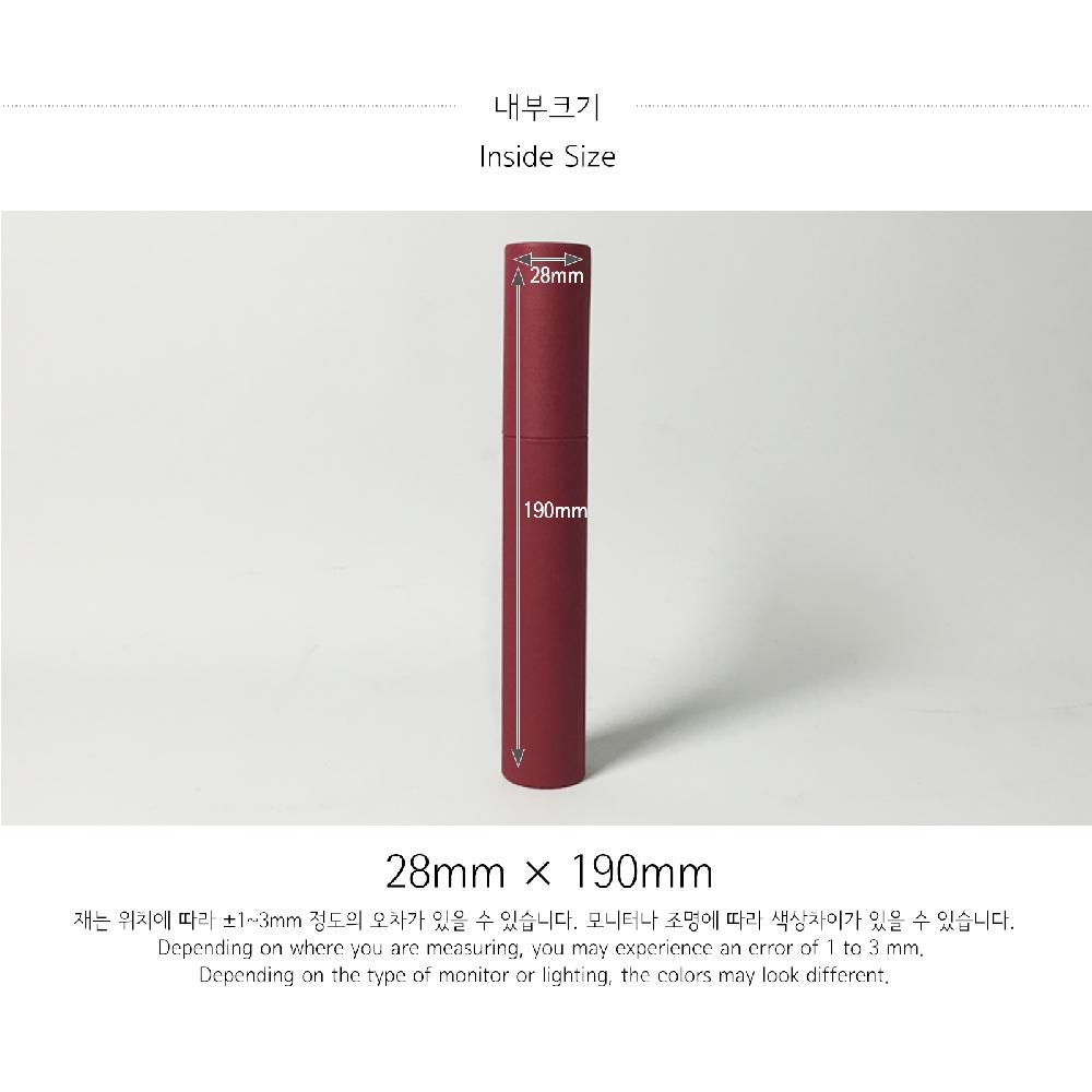Paper tube 30-L(Wine)_Pencil Tabacco Brush Packing Box Cylinder Gift Box Wrapping Supplies