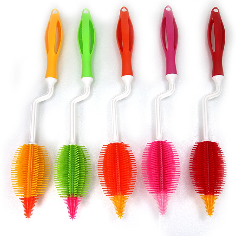 Silicone bottle brush