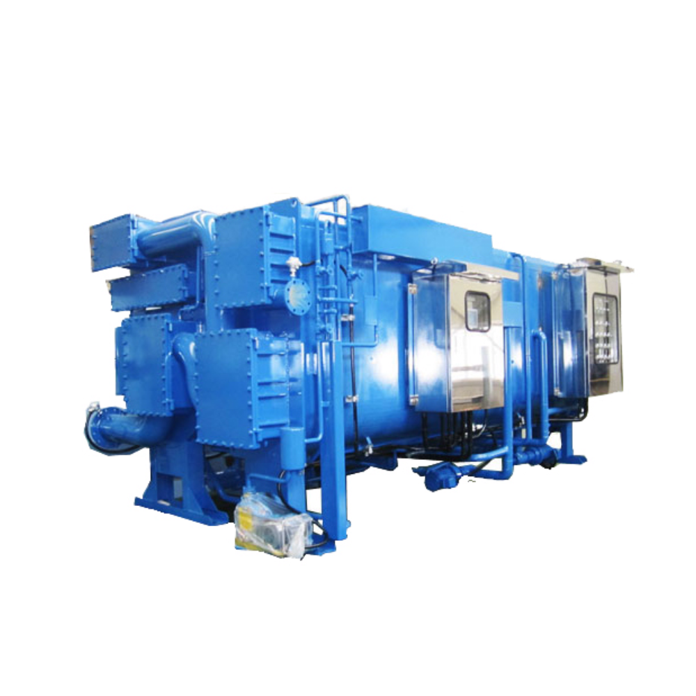 Single Effect Double Lift Low Temperature Hot Water Driven Absorption Chiller Industrial Waste Water