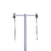 MUAH tear drop stone with dropped chain with unique special material base in a completely new style