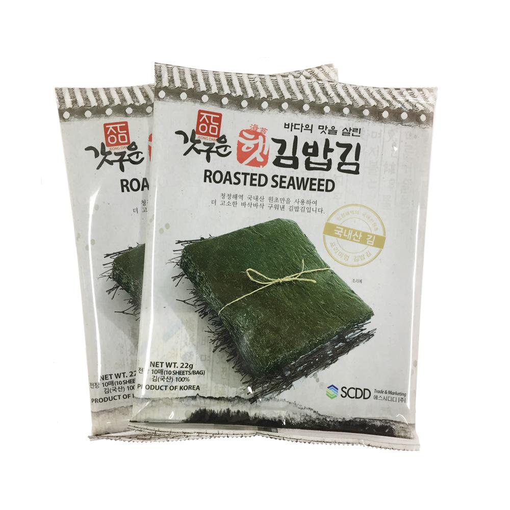 JEONGDAM Roasted Seaweed 10sheets (22g)