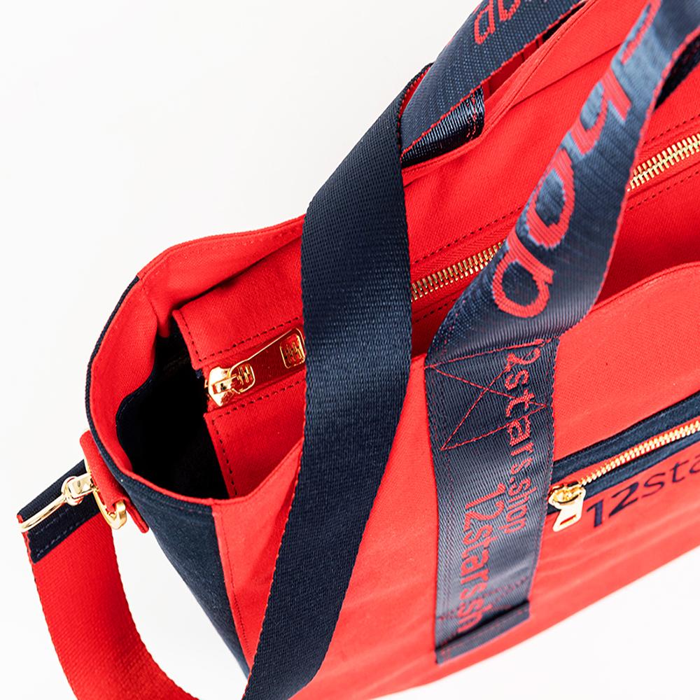 RedLogoHandle Canvas Bag