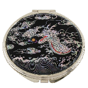 Portable Makeup Compact Double Magnifying Mirror Cosmestic Foldable Pocket Style