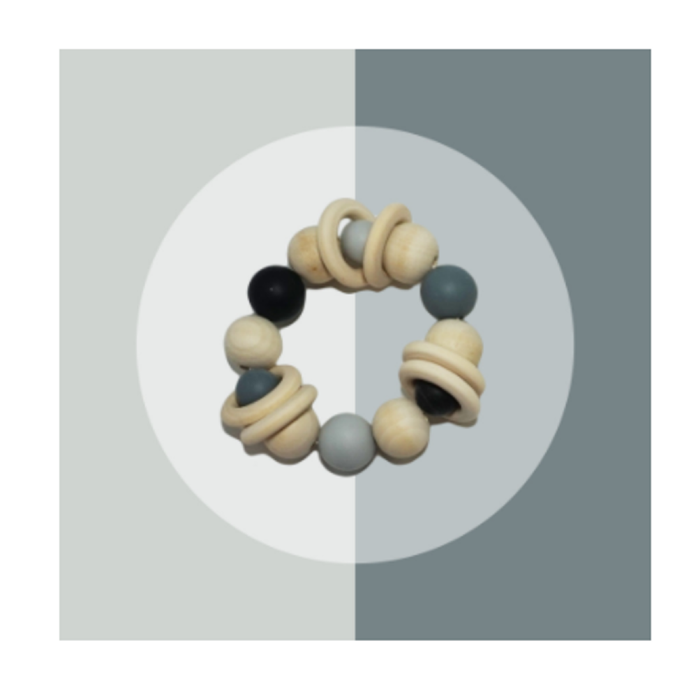 Korean Wood Teething Ring Company, HINOKI WOODEN RATTLE TOY