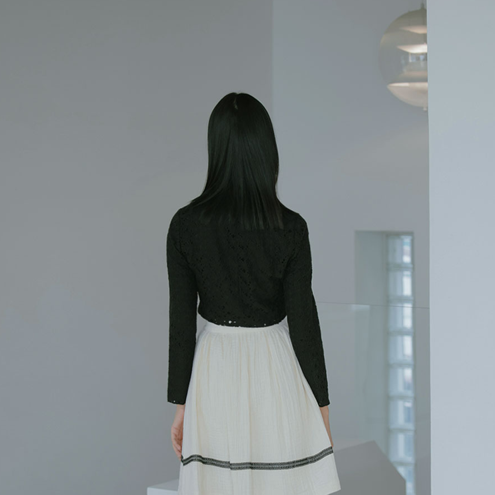 Korean traditional skirt (white)