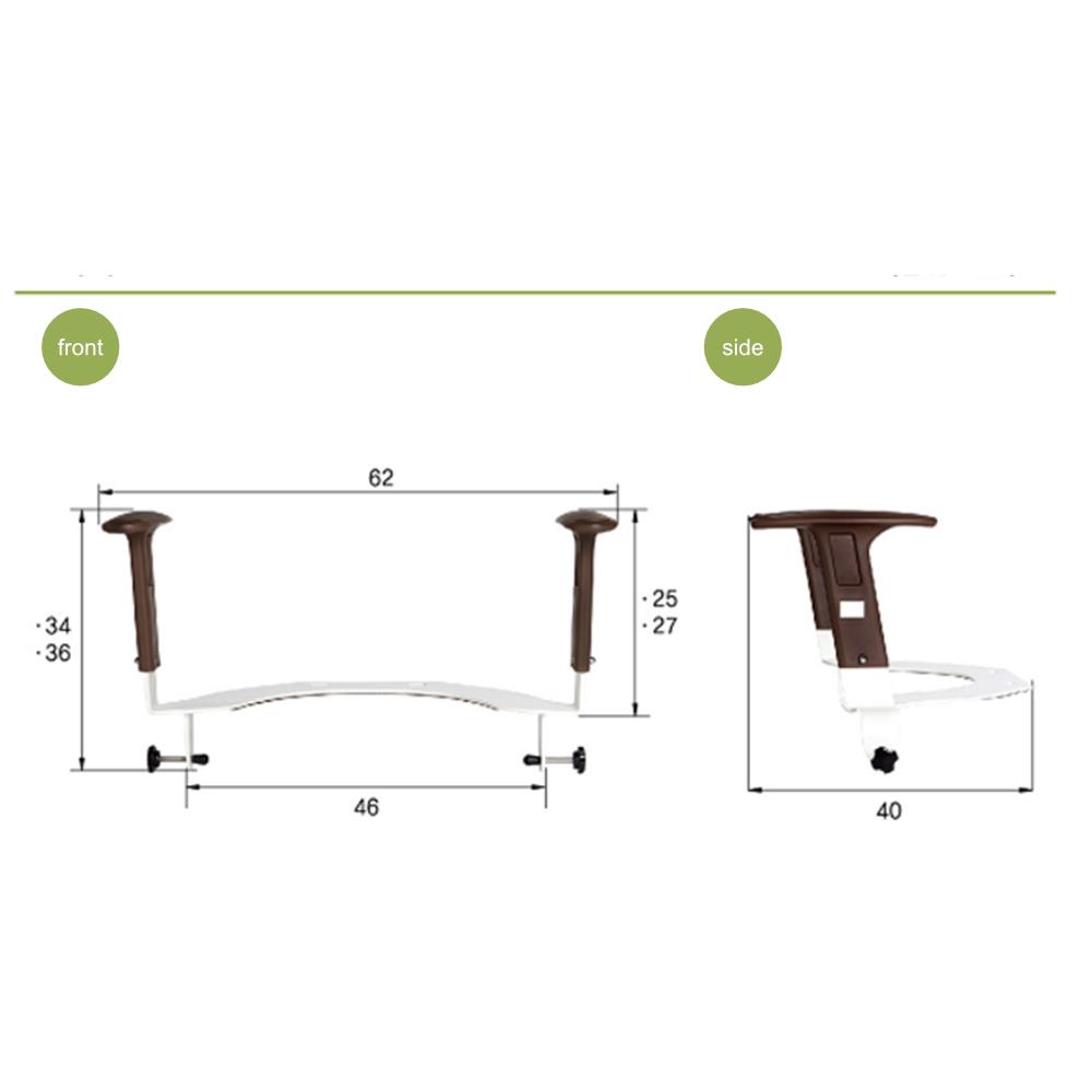 ABLELIKE Care Handle 3 - G (Seat Type Toilet Handrail)