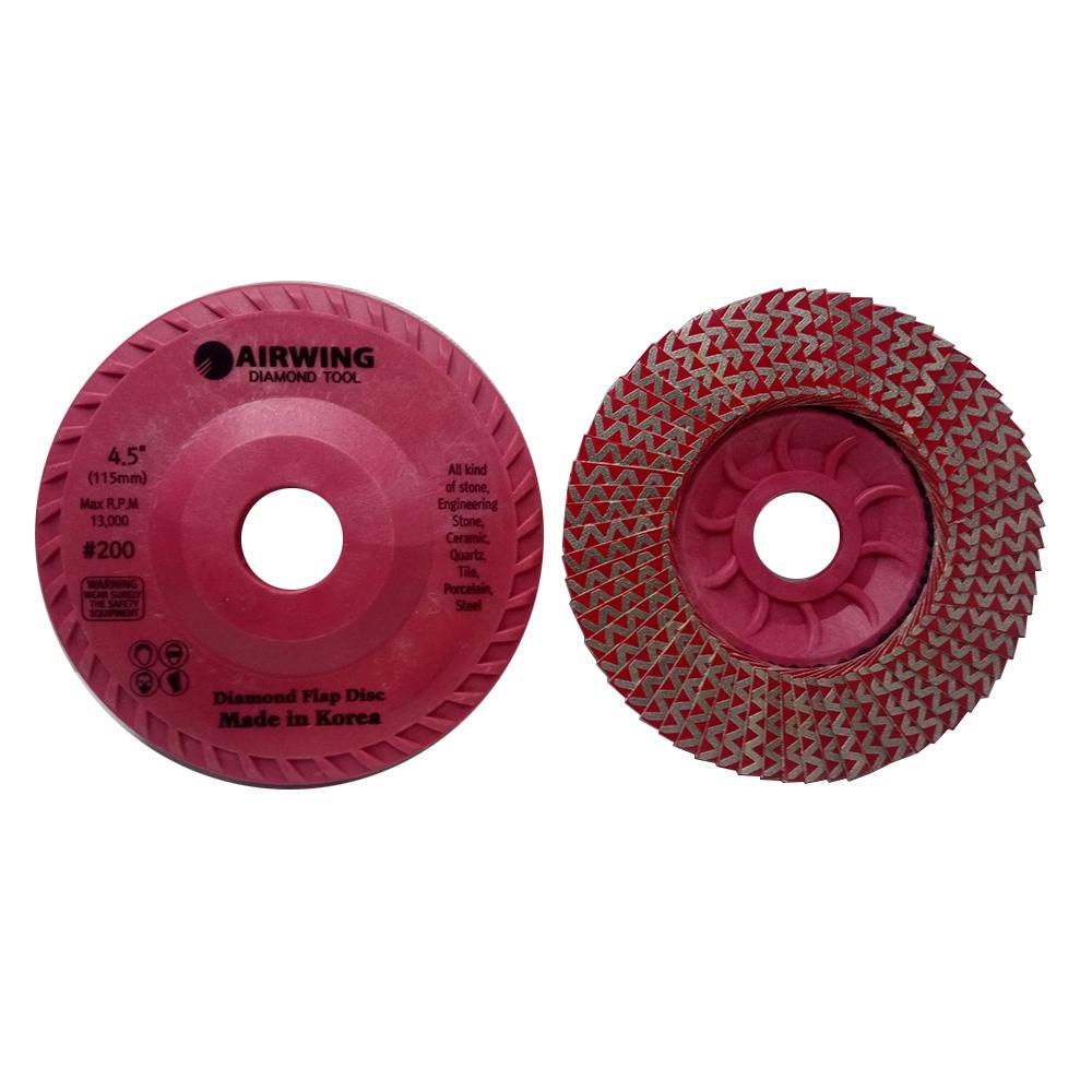 AIRWING Diamond Flap Disc Polishing Wheel Grinding Brush Gap Polisher Grinder