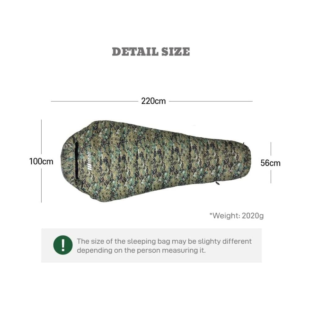 Mount Outdoor Military Winter Sleeping Bag Ranger15 (Goose Down) Camping, Tracking, Fishing, Outdoor