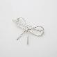 detail image1 Jinccecil ribbon hairpin - pinkgold