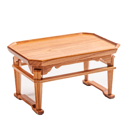 Woobo Tea Table (Tree of Heaven) | Soban, Tray, Tea Table, Mini Table, Wood Table, Korea Table, Korea Soban, Mini Soban, Gift Table, Home décor, Tree of Heaven, Woobo Table