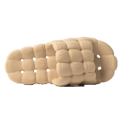 Quilted Bathroom Slippers Lime 260