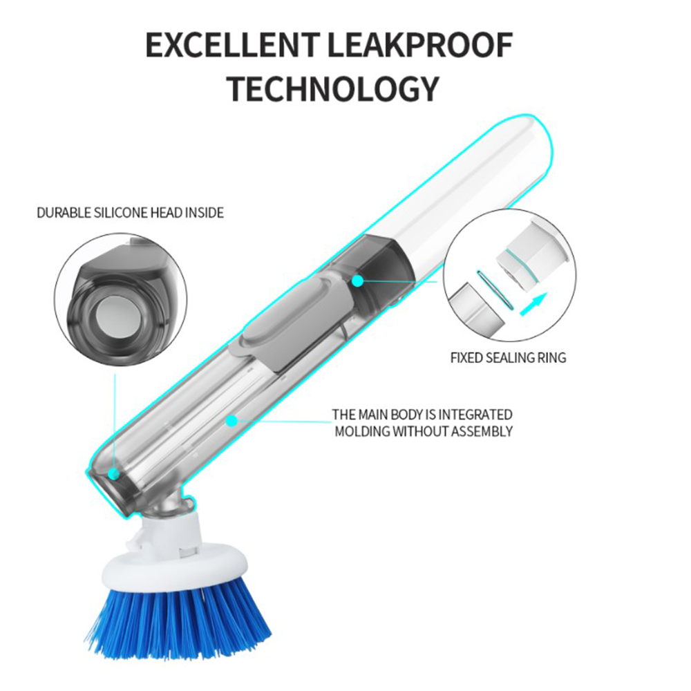 Lily Light cleaning brush rechargeable dish washing bathroom brush cleaner brush for dishes