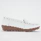detail image1 Cushioned Basic Daily Women Comfort Loafers / White, 245