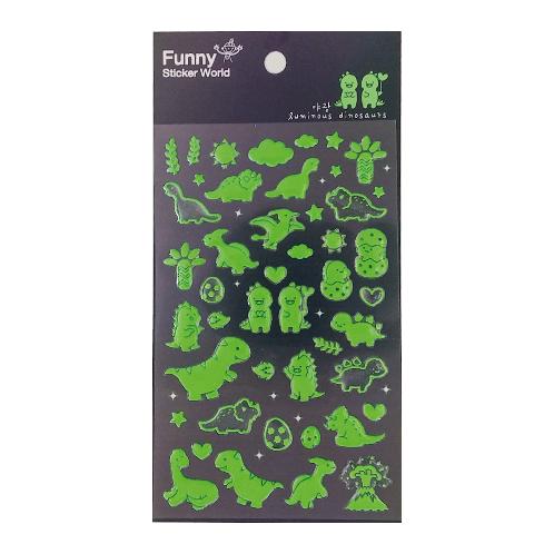 69-04 Glow in dark sticker