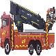 full image Jinwoo SMC Firefighting aerial ladder vehicle Telescopic boom type(52M)