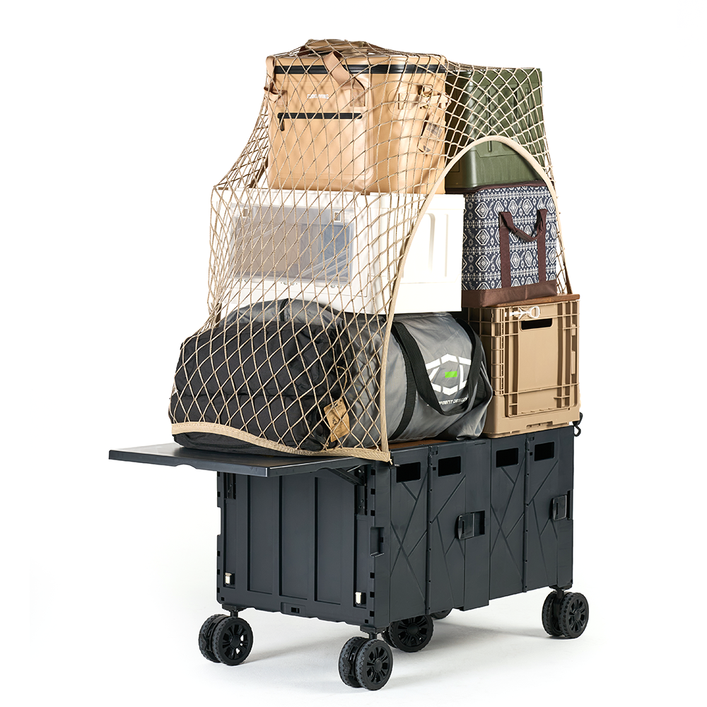 CODELIVING Camping Wagon, Camping Cart, Carrier, Cart with Platform included  A100