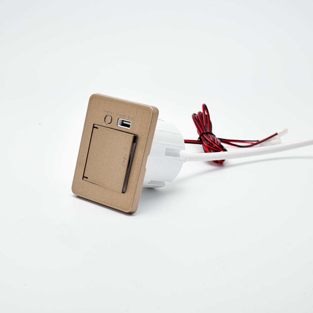 DAVCH mc05 One Port Built-in Outlet On the Bed with fast charger USB C Type Socket