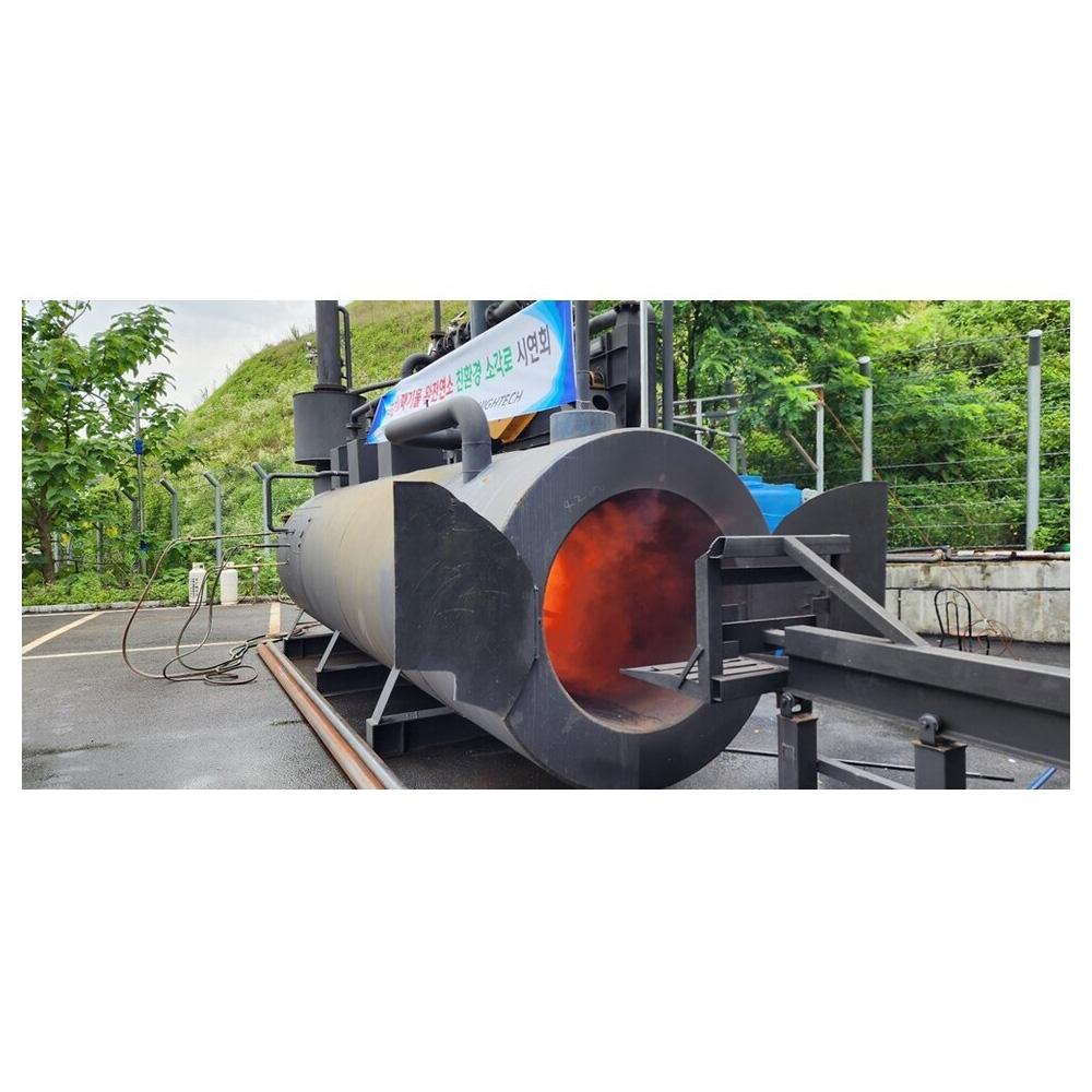 Eco-friendly, ultra-high temperature Polymer, industrial waste, complete combustion incinerator