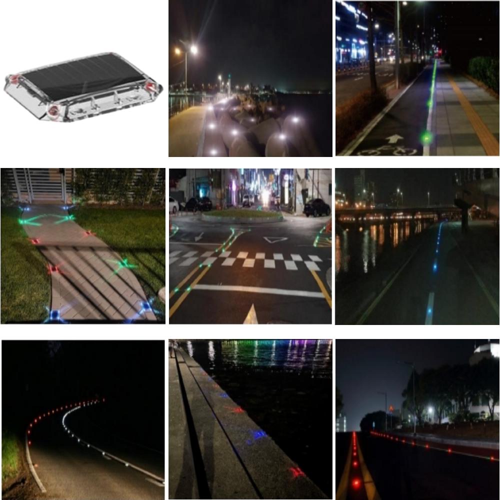 Korea Public Procurement Service Registered Solar LED Waterproof Dust Proof Road Sign Stud