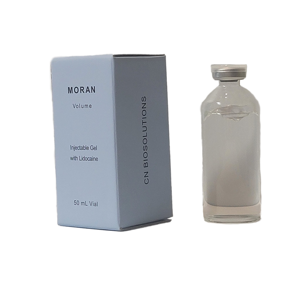 MORAN volume HA body and face filler 50ml Vial [cross-linked HA 20mg/mL, with Lidocaine]