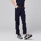 detail image1 Women's-Zipper-Pocket-Split-Hem-Scrub-Pants-Eco-Navy
