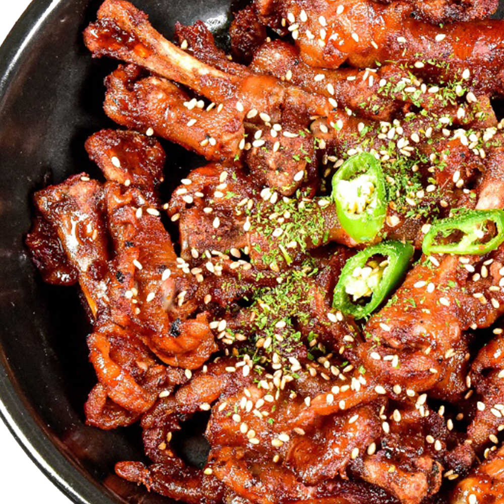 Authentic Tulip Chicken feet, Korean Spicy Tulip Chicken Feet, Grilled Hot&Spicy Tulip Chicken Feet