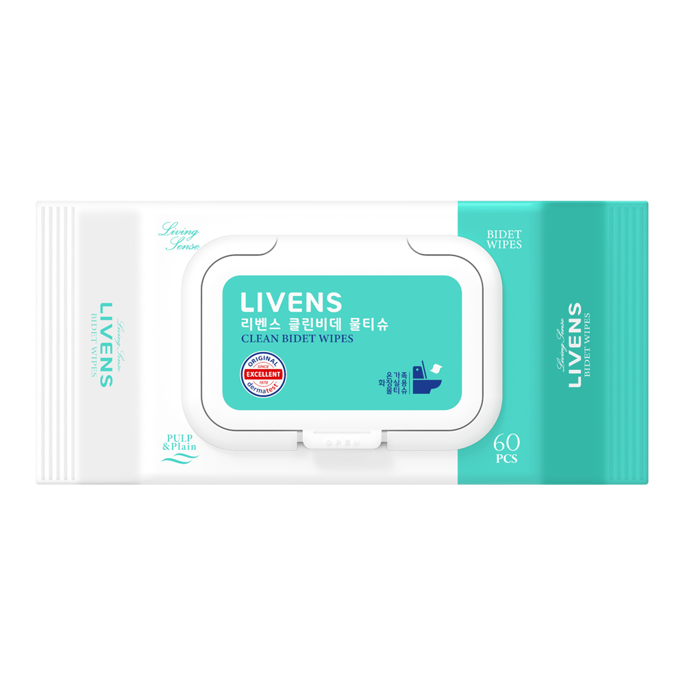 Livens Toilet Bidet Wet Wipes Soft Clean